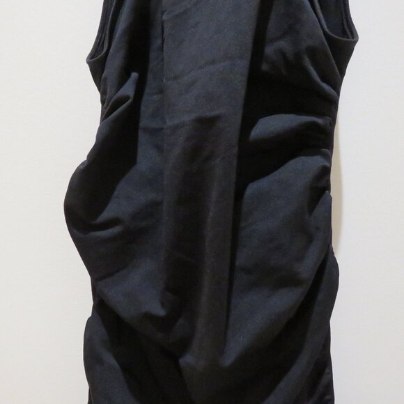 BLANQI Everyday Maternity Sleeveless Dress in Black Stretch Minimalist Corporate - Picture 14 of 15